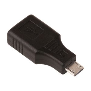 USB 2.0 Typ A Kvinna till Micro 5 Pin B Man Plug OTG Host Adapter Connector Converter