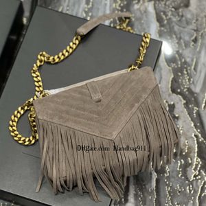 Top Quality Women Handbag Fringed decoration Cross body bag Woman Luxury Designer Handbags European And American style Fashion Shoulder Bag Frosted Leather
