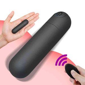 NXY Vibrators Fjärrkontroll Vibrator G Spot Clitoral Stimulator Mini Bullet Sexleksaker för nybörjare USB-avgift 10 Hastighet Stark Vibration 0408