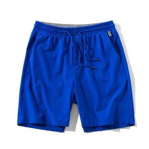 Mężczyźni swobodni krótkie spodnie Summer stały kolor Kolan Kolanki Wygodne mężczyźni Elastyczne talii mężczyźni na plaży spodnie T200422