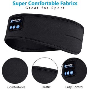 Auricolari musicali wireless di design di lusso Cuffie per dormire Bluetooth Fascia per lo sport Maschera per gli occhi sottile, morbida ed elastica per chi dorme di lato