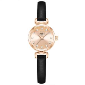 Ladi Diamond Watch luksus elegancki minimalistyczny zegarek na rękę stalową markę marki kobiet w kwarcowym zegarek