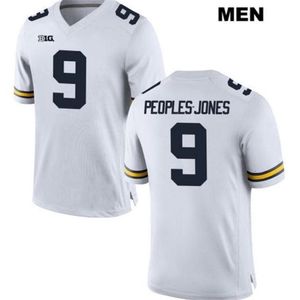 Chen37 Goodjob Men Youth women Michigan Wolverines Donovan Peoples-Jones #9 Football Jersey size s-5XL or custom any name or number jersey