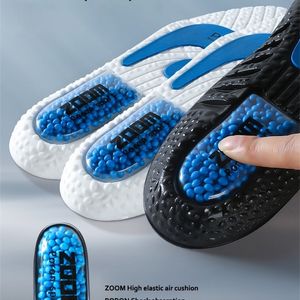 Upgrade Sports Shock Absorption Insole PU Memory Foam Breathable Arch Support Orthopedic Shoes Pad Men Women Soles 220611