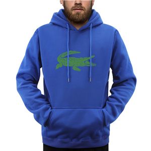 Brand Autumn and Winter Men Casual Hoodie Animal Printed Sweatshirts Streetwear Mens New Pullover Hooded Male Tops