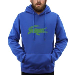 Brand Autumn and Winter Men Casual Hoodie Animal Printed Sweatshirts Streetwear Mens New Pullover Hooded Male Tops