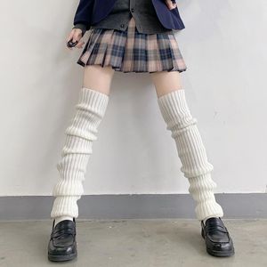 Calzini Calzetteria 70cm Lolita giapponese Dolce ragazza Scaldapiedi Copri piede lavorato a maglia Gamba calda Donna Calzino lungo lungo invernale Cosplay Calzini mucchioCalzini Hosi