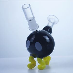Wholesale themed dab rigs for sale - Group buy Mini Cartoon Themed Glass Dab Rig Hookahs