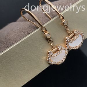 Clasic Pearl Big Gold Designer Earring Stud Dongjewelrys Women Luxury Earings Ladies Dangle Chandelier Wedding Hoop Huggie Fashion Earring