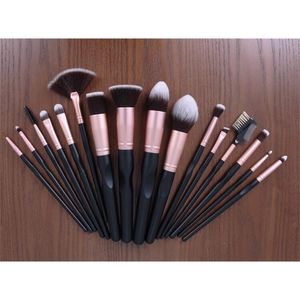arrive Makeup Brush 16pcs High-end groove makeup tool Powder Contour Eyeshadow foundation brush Drop W220420