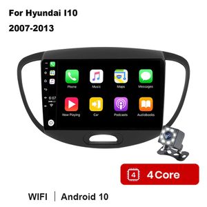 カービデオラジオマルチメディアプレーヤーナビゲーションGPS Android 10 for Hyundai I10 2008-2012