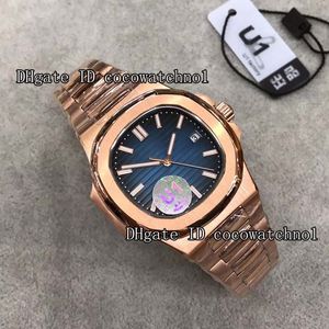 U1 Verison 18 stili orologi da uomo di lusso 40mm 5711 5711R 5711a Orologi da polso sportivi di design con movimento meccanico automatico inciso