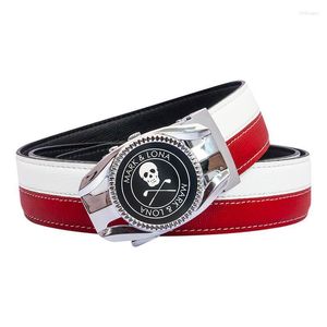 Belts Liga automática de fivela de fivela de gola de golfe de golfe masculina 120cm pode ser cortada cinturos de acessórios de alta qualidade Forb22