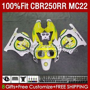 Injeção MC22 250cc para Honda CBR250 cc CBR 250rr 250 RR 90 91 92 93 94 95 1996 1997 1998 1999 131No.257 CBR250RR 1990 1991 1992 1993 1995 96 97 98 99 Apresentação Amarela Lucky