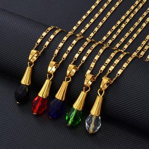 Pendant Necklaces Anniyo Hawaiian Multiple Colour Ball For Women Girls Crystal Jewelry Guam Micronesia Chuuk Pohnpei #256006Pendant