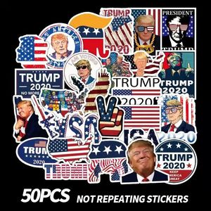 50 Sztuk Deskorolka Naklejki Donald Trump Graffiti do samochodu Laptop Laptop Lodówka Hełm Pad Rowerowy Motocykl PS4 Notebook Gitara PVC Naklejka