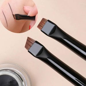 Pędzle do makijażu 1/2PCS Blade kątowy cienki pędzel do brwi płaski cienki eyeliner profesjonalny wkładka uroda makijaż makijaż Trin22