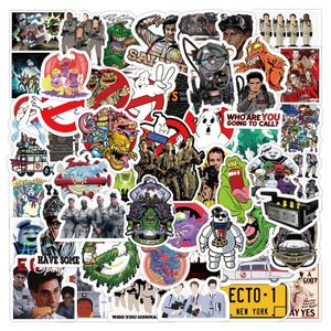 50 Pcs/Lot drôle comédie films Ghostbusters autocollants Graffiti autocollants pour bricolage bagages ordinateur portable planche à roulettes moto vélo autocollant