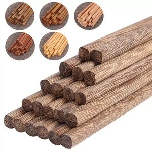 Japońskie naturalnie drewniane pałeczki bambusowe zdrowie bez lakieru wosk stołowy naczynia stołowe Hashi C0511