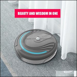 Vacuums Cleaning Supplies Housekee Organization Home Garden Fl Matic Mini Vacuuming Robot Vacuum Cleaner SweepWet Mop Simtaneously For Ha