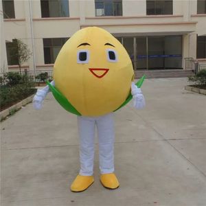 Yellow Friuts Apparel Mascot Costume Halloween Christmas Cartoon Character Outfits Suit Advertising Leaflets Clothings Carnival Unisex Adults Outfit