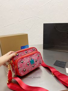 Nuova borsa a tracolla di alta qualità progettata da designer di borse per fotocamera in tela da uomo e da donna