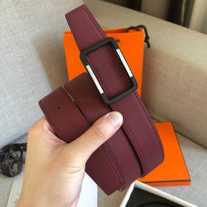 Men Designer Belt Men's Genuine Leather Double Sided Available Women's Jeans Trousers Belt Needle H I Buckle Casual Strap Wholesale Width 3.2cm