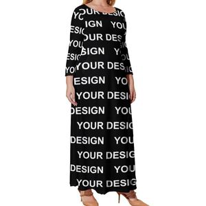 Sukienki plus size dodaj design spersonalizowaną sukienkę na zamówienie na imprezie obrazu maxi codziennie uliczne zużycie drukowania boho plaża długa sizePlus