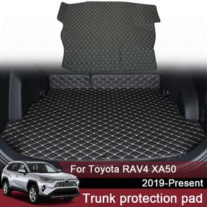 1pc Car Styling Personalizzato Posteriore Tronco Zerbino Per Toyota RAV4 XA50 2019-Presente In Pelle Impermeabile Auto Cargo Liner Pad accessorio