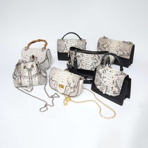 Bolsas de luxo Bamboo mini -top hanking sacol