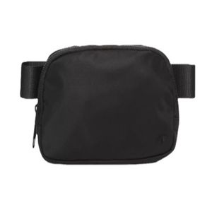 New and lu-077 belt bag official models ladies sports waist bags outdoor messenger chest 1L Capacity