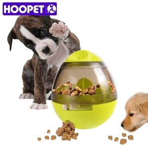 HOOPET Pet Dog Toy Fakage Food Ball Cat Intelligence Treinamento de inteligência de dentes transparentes Bite 2 cores Y200330