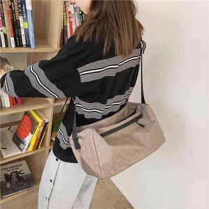 Factory Online Exporter Designer Bags 2022 e New Women's Fabric Solid Color Moda simples Trendência versátil ombro único