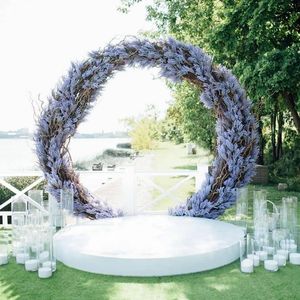 Party Decoration Circle Metal Wedding Arch for Balloons Backdrop Stand Decorating Kit Balloon Support Arco de Globosparty