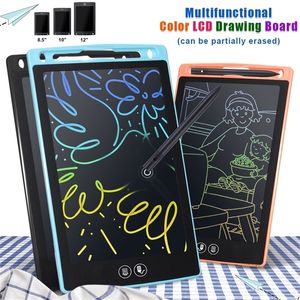 8,5/10/12 Zoll LCD Zeichenbrett Kinderspielzeug Frühes Schreiben Tablets Farbe Handschrift Löschbar Baby Schreiben 220418