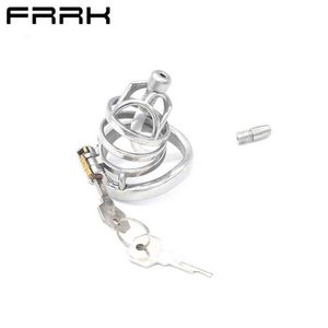 NXY Chastity Device Frrk 08d Arc Ring Acciaio inossidabile Femmina e maschio Marito Moglie Parti intime Senso rituale per adulti Esercizio del pene Prodotti del sesso 0416