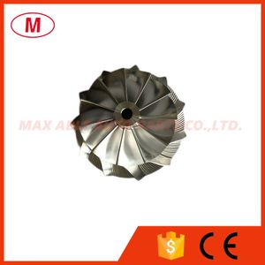 B03G 52.80/67.00mm 11+0 blades Forward direction Turbocharger Turbo Billet compressor wheel/Aluminum 2618/Milling wheel for Cartridge/CHRA/Core