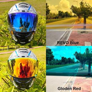 Motorcycle Helmets Helmet Lens For SHOEI X14 Z7 Z-7 CWR-1 RF-1200 X-spirit Accessories Full Face Windshield Visor Casco Moto