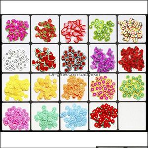 Wholesale nail clay resale online - Stickers Nail Art Salon Health Beautystickers Decals Heart Slices Polymer Clay Perfect For Slime Charms Supplies Fluffy Cl260w