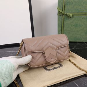 Marmont Tasche aus echtem Leder Designertaschen Damen Umhängetaschen Größe 16,5 cm Modell 476433