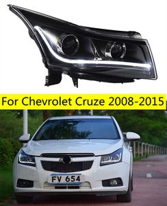 LED-huvudljusdelar för Cruze 20 08-20 15 Främre strålkastare Ersättning DRL DAYTIME LIGHT PROJECTOR FACELIFF