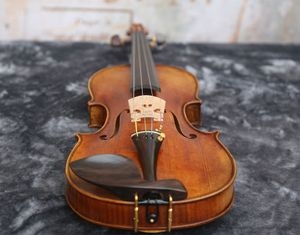 Violín Vintage al por mayor-4 Vintage de tamaño completo envejecimiento antiguo antiguo Calidad Violín Antonio Stradivari Cremonese