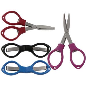 Outdoor Portable Fishing Line Cutter Foldable Stainless Steel Scissors Mini Multifunctional Home Tailor Shears Fishing Tools