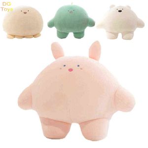 Gnocchi di polpo carino peluche palla tonda mostri animali giocattolo gufo cibo bambola farcito dinosauri dei cartoni animati pinguino orso bianco bambino J220704