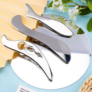 High Quality Metal Guasha Beauty Face Neck Body Myofascial Massage Tool 304 Stainless Steel Gua Sha Scraping Tools