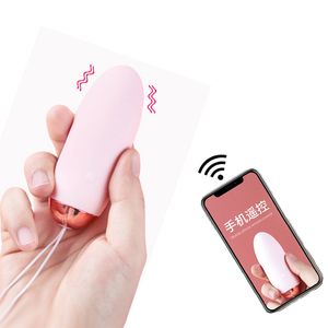 App Mobile App Controle remoto Vibrador de balas 10 Vibradores de clitóris vibratórios de velocidade Vibradores de vibradores sexy para mulheres Masturbação