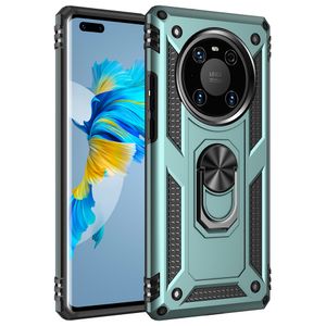 Rugged Armor Shockproupproupproupproupproupprov Magnetic Pierścień Uchwyt Uchwyt na Huawei Mate 40 Pro Plus TPU zderzak Bull Cover dla Mate 40 Pro Fundas