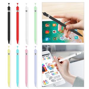CandyColor Protective Case Point Stylus Penpoint Cover Silicone Protector Falls för Apple Pencil 1
