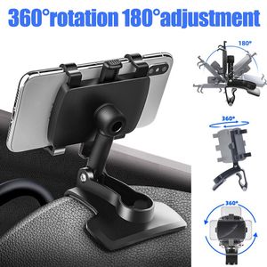 Uniwersalny Uchwyt Telefonu Rozdzielcza Łatwy Clip Mount Stand GPS Wyświetlacz Wspornik Telefon Stojak na iPhone Samsung Xiaomi