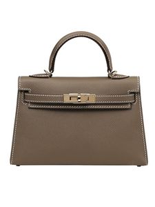 Topkwaliteit Designer Bag Handtas 19cm Mini Epsom Bags Fashion Classic Echt lederen schouder Messenger Custom Handmade Sac de Luxe Femme 2022 H Gold Buckle Silver